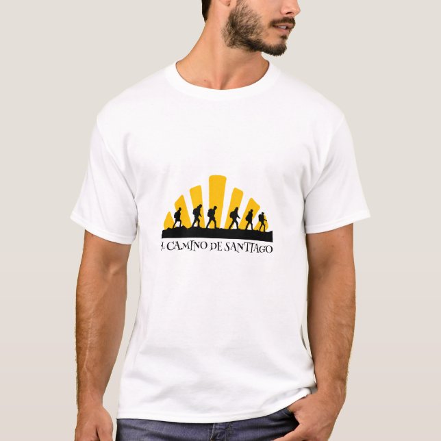 T-shirt Camino de Santiago Le chemin de saint Jacques 0041 (Devant)