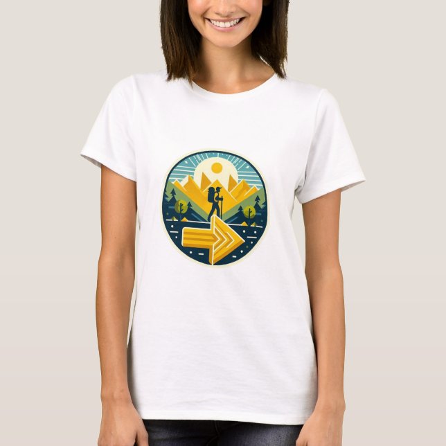 T-shirt Camino de Santiago Le chemin de saint Jacques 0126 (Devant)