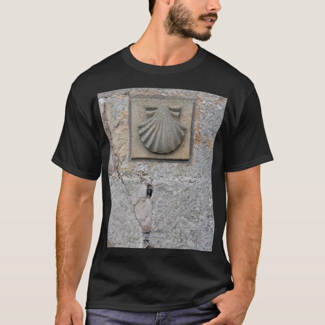 T-shirt Camino de Santiago - scallop shell (Devant)