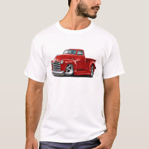T-shirt Camion 1950-52 de rouge de Chevy