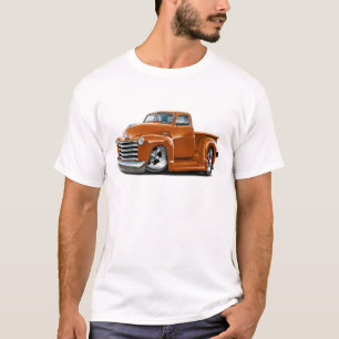 T-shirt Camion 1950-52 d'orange de Chevy