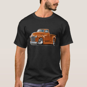 T-shirt Camion 1950-52 d'orange de Chevy