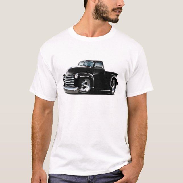 T-shirt Camion 1950-52 noir de Chevy (Devant)