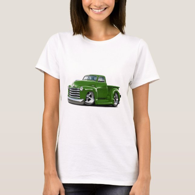 T-shirt Camion 1950-52 vert de Chevy (Devant)