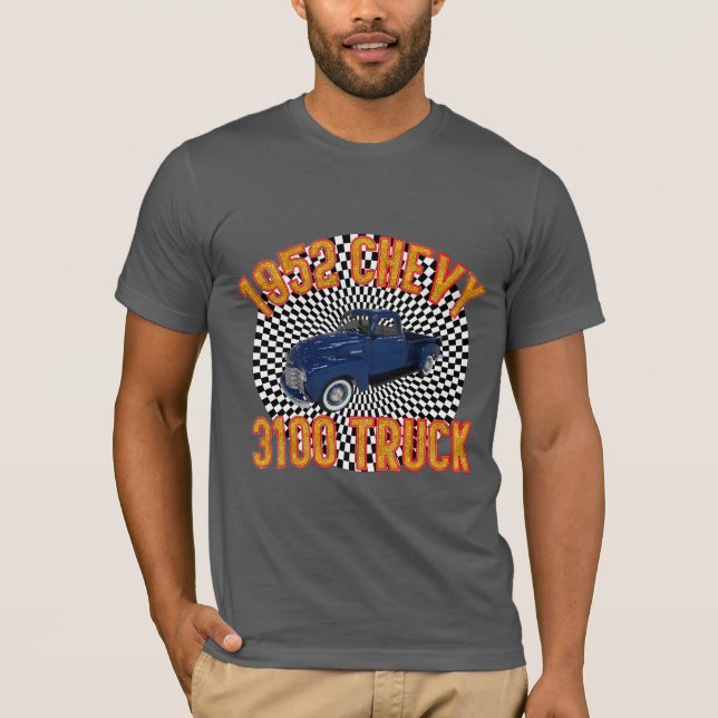 T-shirt Camion 1952 de Chevy du classique des hommes (Devant)