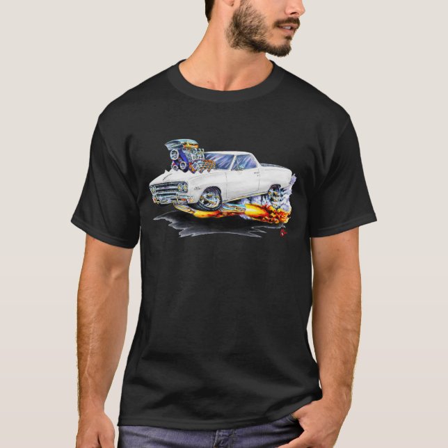 T-shirt Camion 1964-65 de blanc d'EL Camino (Devant)