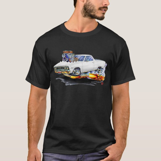 T-shirt Camion 1967 de blanc d'EL Camino (Devant)