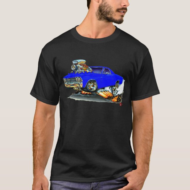 T-shirt Camion 1968-69 de bleu d'EL Camino (Devant)