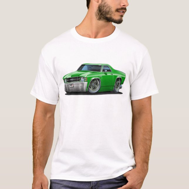T-shirt Camion 1971-72 vert d'EL Camino (Devant)