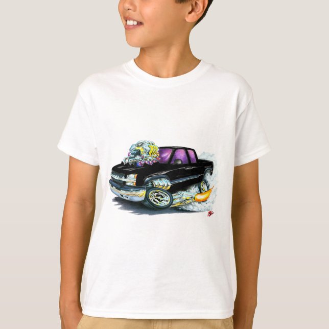 T-shirt Camion 2003-06 noir de Silverado (Devant)