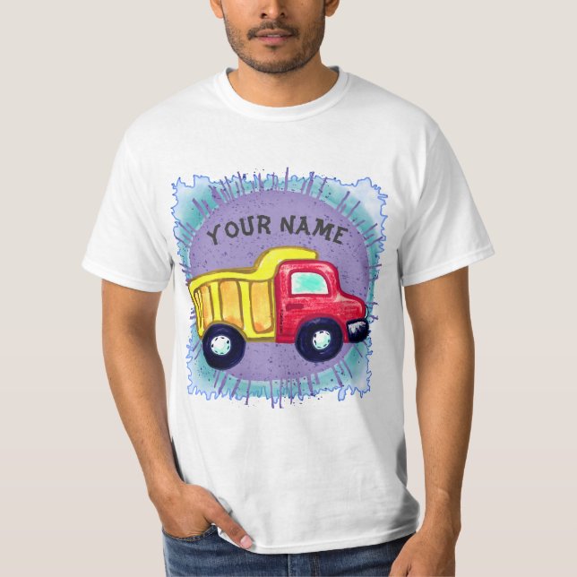 T-shirt Camion à benne basculante  (Devant)