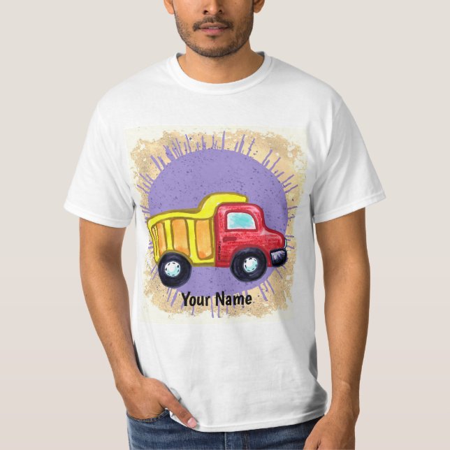 T-shirt Camion à benne basculante  (Devant)