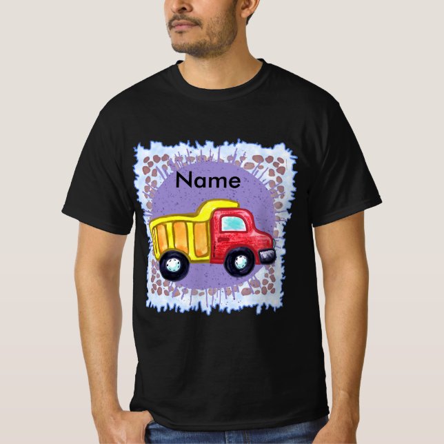 T-shirt Camion à benne classique (Devant)