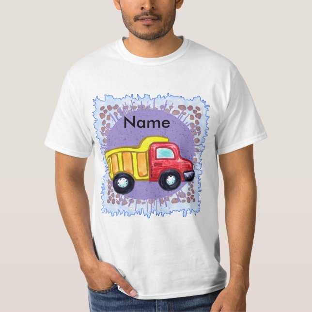 T-shirt Camion à benne classique (Devant)