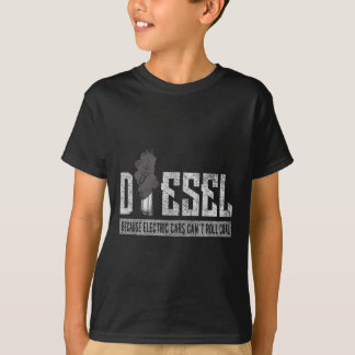 T-shirt Camion à charbon à rouleaux _ Camion à diesel Cami
