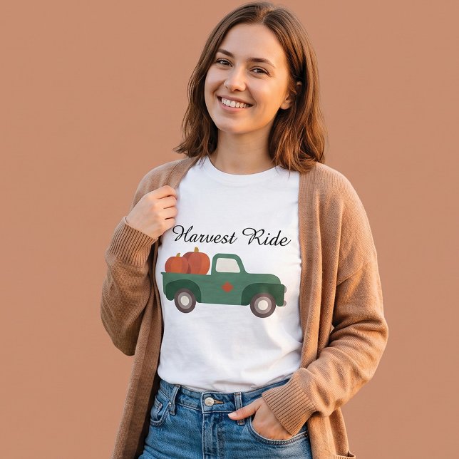 T-shirt Camion à citrouilles de la récolte (Créateur téléchargé)