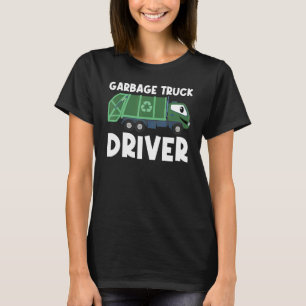 T-shirt Camion À Déchets Pour Hommes Femmes Camion À Déche