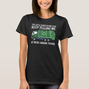 T-shirt Camion À Déchets Pour Hommes Femmes Camion À Déche