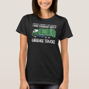 T-shirt Camion À Déchets Pour Hommes Femmes Camion À Déche
