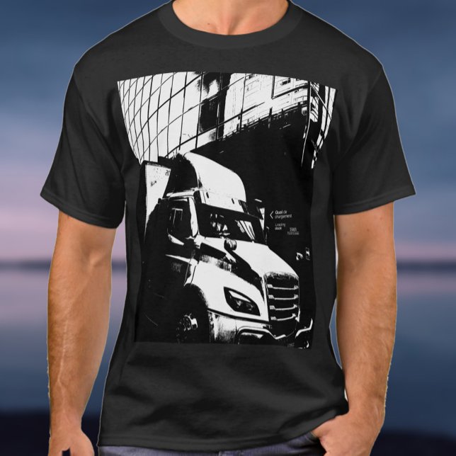 T-shirt Camion à Montréal Canada. Chauffeur de camion (Créateur téléchargé)