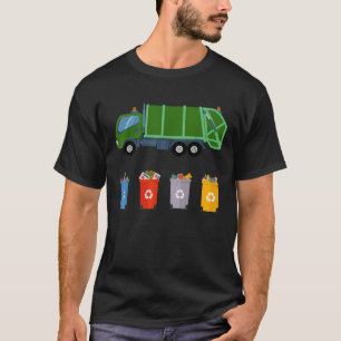 T-shirt Camion à ordures de recyclage pour enfants