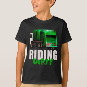 T-shirt Camion à ordures sale de recyclage drôle Terre D