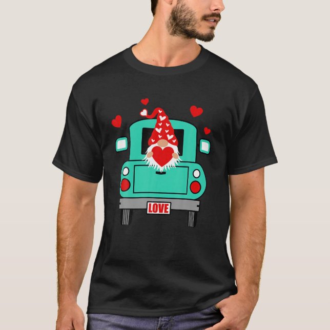 T-shirt Camion agricole Vintage Gnome (Devant)