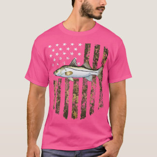 T-shirt Camion American Drapeau Snook 4 juillet de pêche