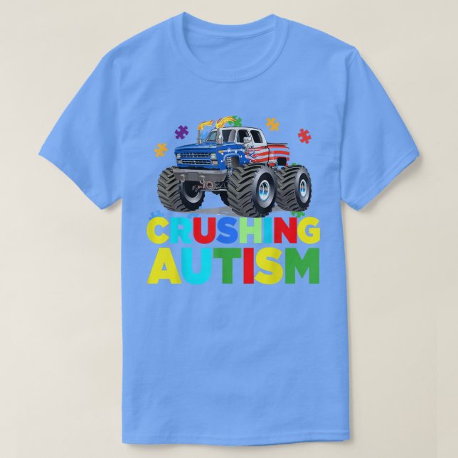 T-shirt Camion Autism Mega71 (Design devant)
