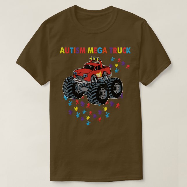 T-shirt Camion Autism Mega 66 (Design devant)