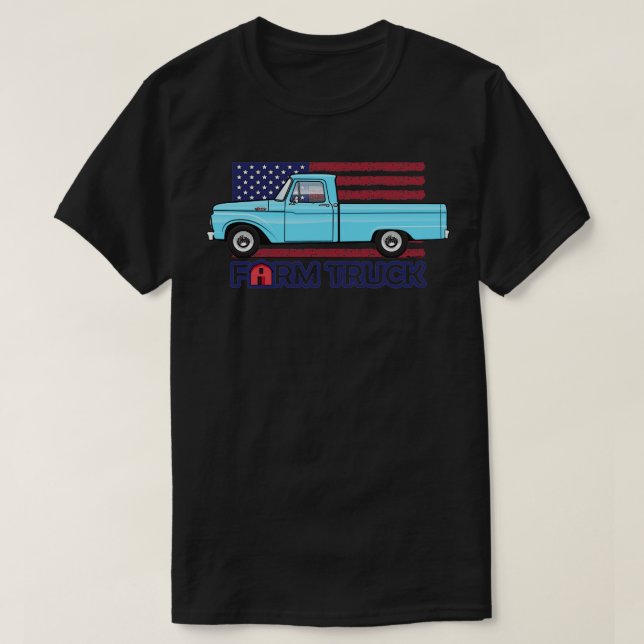 T-shirt Camion Blue Farm (Design devant)