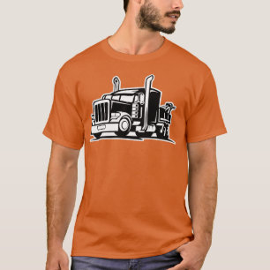 T-shirt Camion Brummi Autobahn Transport Essence Camion 3