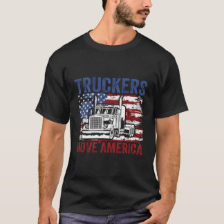 T-shirt Camion Camion Camionneur Camionneur Camionneur Dép