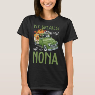 T-shirt Camion citrouille Mes plus grandes bénédictions Ap