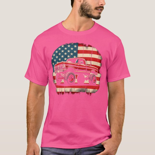 T-shirt Camion Classique Dentside Dentside Soulevé Highboy (Devant)