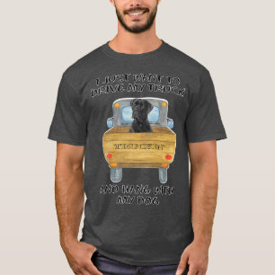 T-shirt Camion Conduite Chien Canne Corso