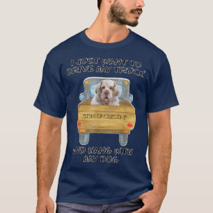 T-shirt Camion Conduite Chien Clumber Espagnol