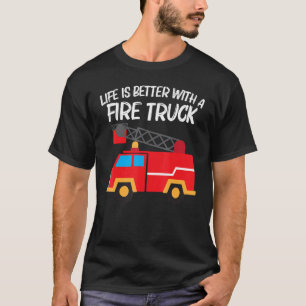 T-shirt Camion cool-Feu Pour Hommes Femmes Camion-Feu Pour