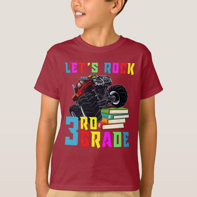 T-shirt Camion Cool ROCK 3ème GRADE (Devant)
