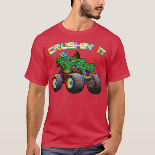 T-shirt Camion Crushin' Monster Vintage Retro 267