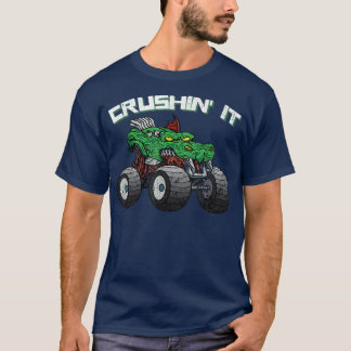 T-shirt Camion Crushin' Monster Vintage Retro 270