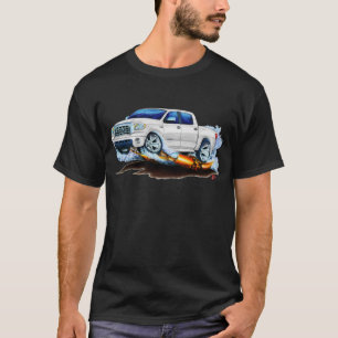 T-shirt Camion de blanc de Crewmax de toundra de Toyota