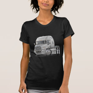 T-shirt Camion de blanc de Freightliner Cascadia