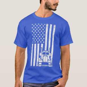 T-shirt Camion de camionnette de camionnette Big Rig Camio