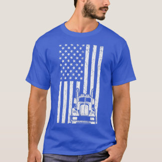 T-shirt Camion de camionnette de camionnette Big Rig Camio