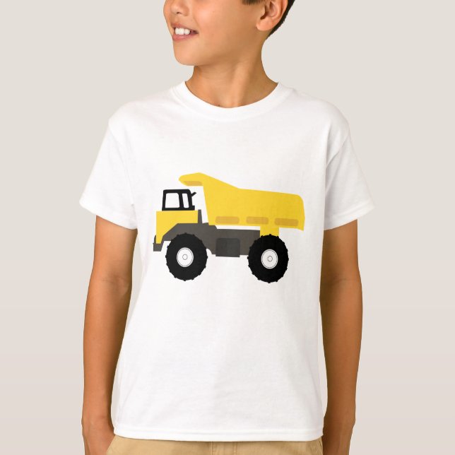 T-shirt Camion de construction (Devant)