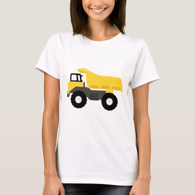 T-shirt Camion de construction (Devant)