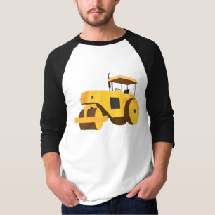 T-shirt Camion de construction de rouleau routier
