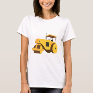 T-shirt Camion de construction de rouleau routier