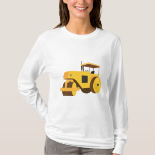T-shirt Camion de construction de rouleau routier